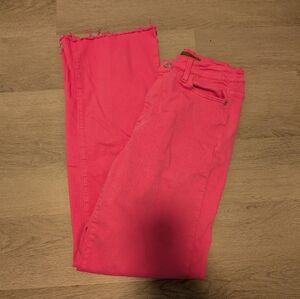 Judy Blue Flare Pink Jeans Garment Dyed Size 9/29